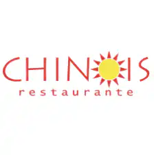 Chinois the hidden inn punta cana chinos restaurante logo red wordmark with a sun graphic replacing the o and restaurante beneath